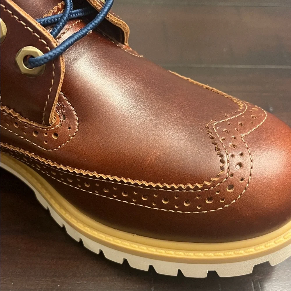 Timberland 6” Premium Brogue Boots new brown Mens Size 8.5